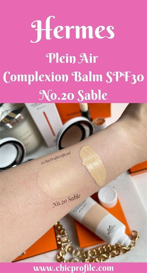 hermes complexion balm review